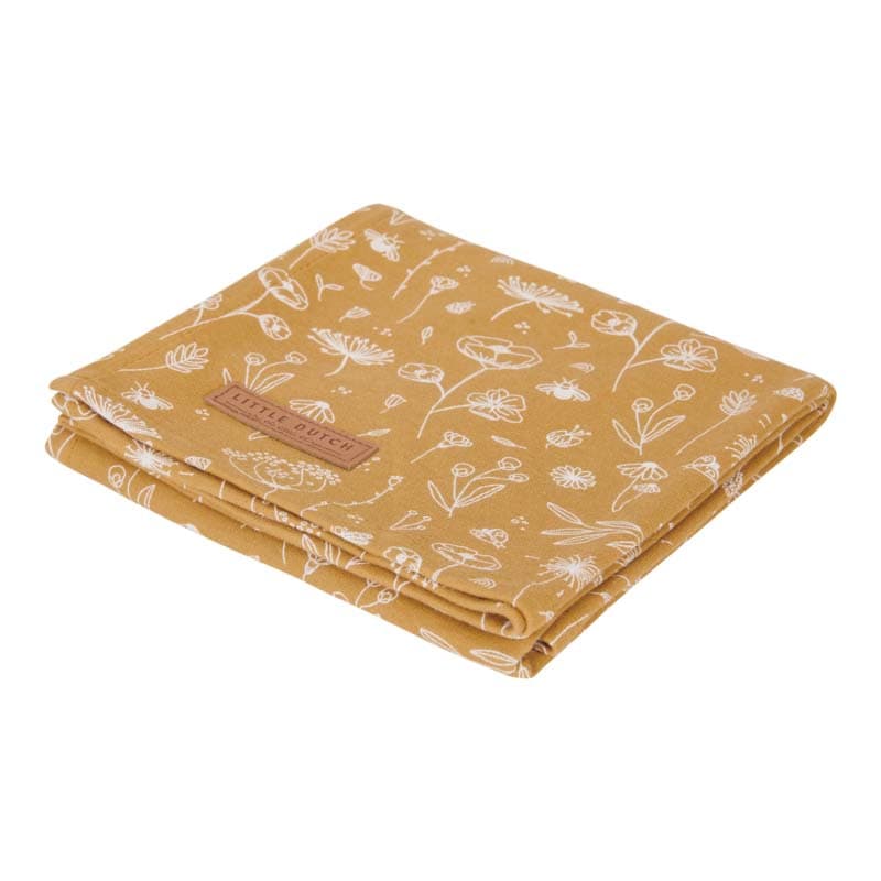 Maxi-lange Swaddle 120 X 120 Wild Flowers Pink / Pure Pink, little goose little dutch multicolore 70x70 2021
