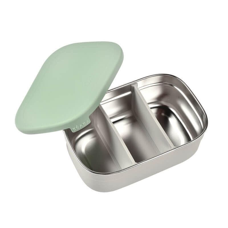 Boite Repas, vert sauge beaba — vue 2 sur 3
