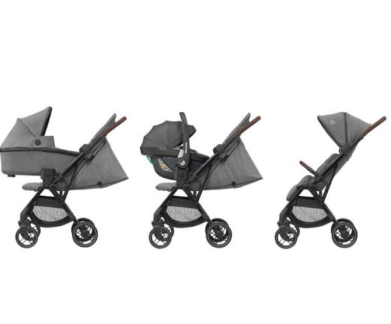 Mc Soho Select Grey (black Frame & Brown Leather), maxi-cosi — vue 2 sur 3