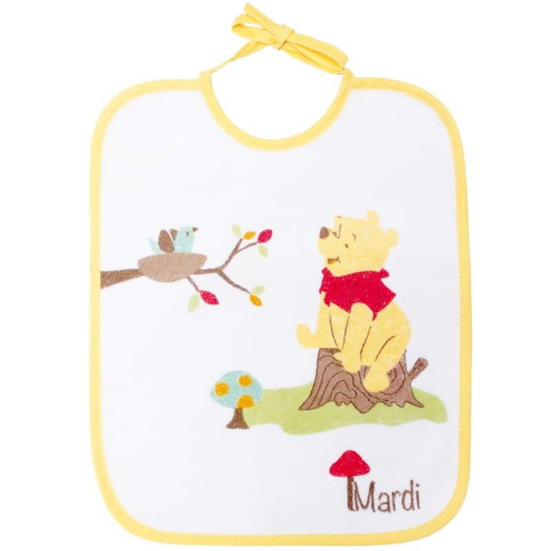 Lot de 7 Bavoirs Naissance Imprime Winni, disney disney — vue 3 sur 3