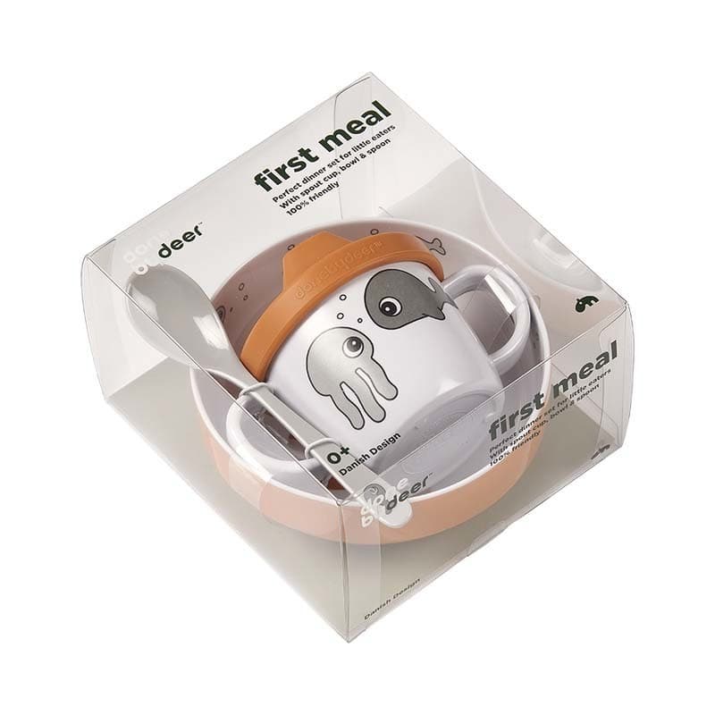 Coffret Premier Repas Sea Friends, sea friends moutarde/gris — vue 1 sur 3