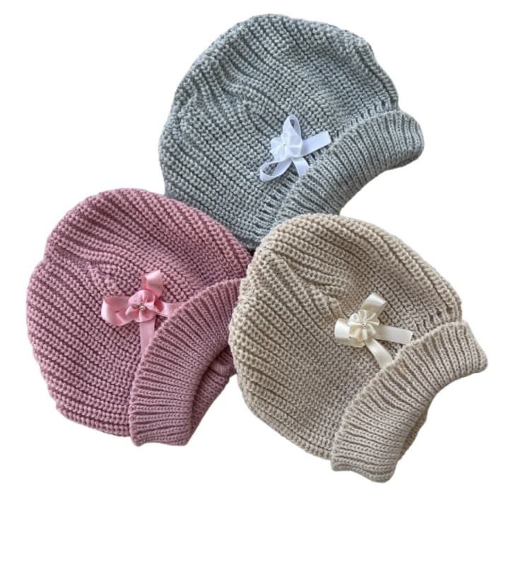 Bonnet Bebe Garcon, marin — vue 3 sur 3
