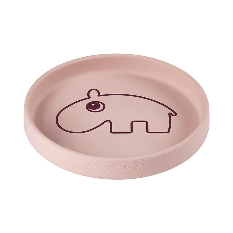 Assiette Silicone Ozzo, deerfriend rose