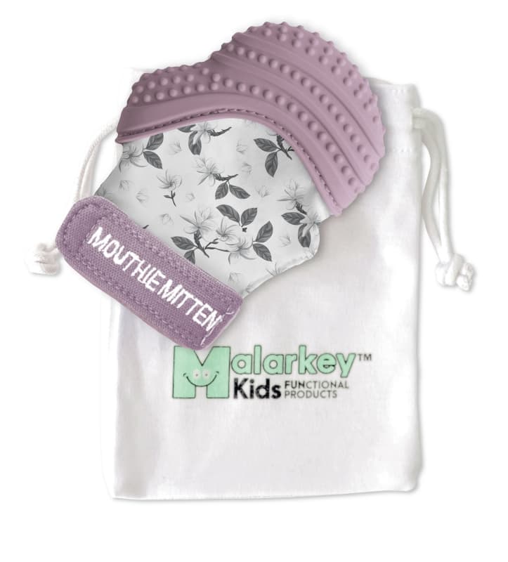 Mitaine de Dentition, malarkey kids lilas — vue 2 sur 3