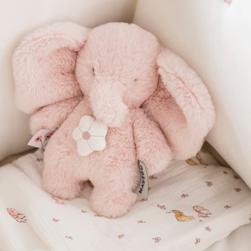 Peluche Mini Musical Elephant, rose fanfan nattou 25/07 — vue 2 sur 6