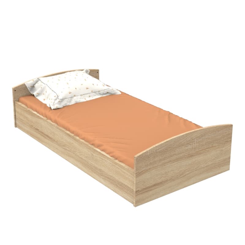 Kit Transformation pour Lit 140x70. Rm111, charlie creme meuble chêne doré — vue 2 sur 3