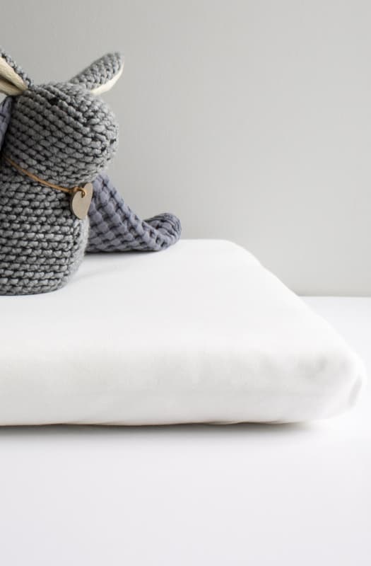 Drap Housse - Berceau/landau Blanc, kadolis blanc 50 x 83 cm — vue 2 sur 4