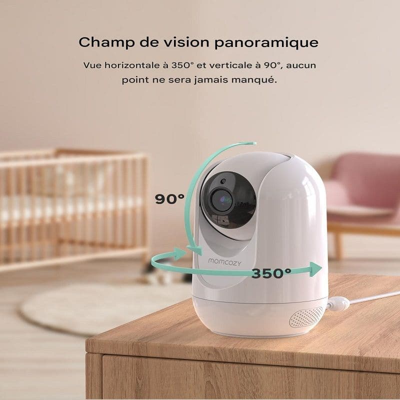 Babyphone Video 5 Pouces Bm01, momcozy — vue 2 sur 3
