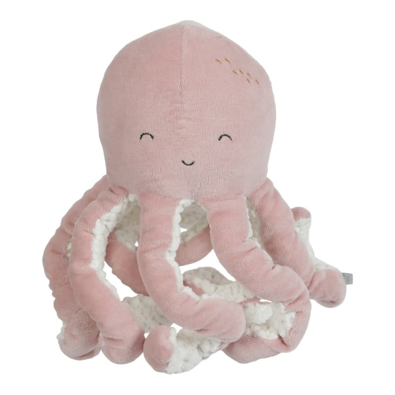 Peluche Pieuvre Ocean Pink, little dutch pink 14 x 13 x 2 little dutch pink 14 x 13 x 22 cm — vue 2 sur 2