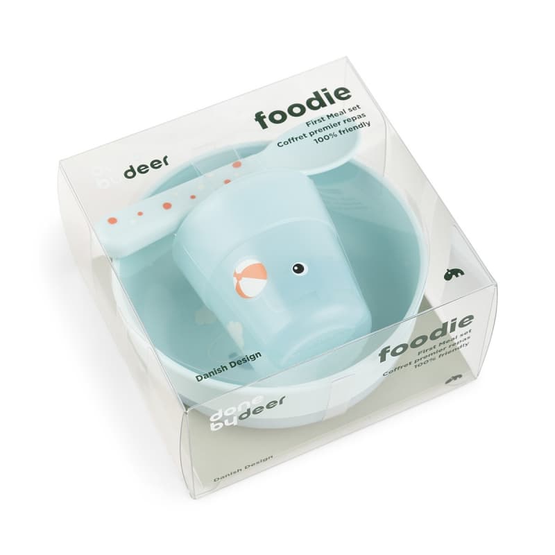 Foodie Coffret Premier Repas Playground, bleu done by deer news summer 2024 — vue 2 sur 5