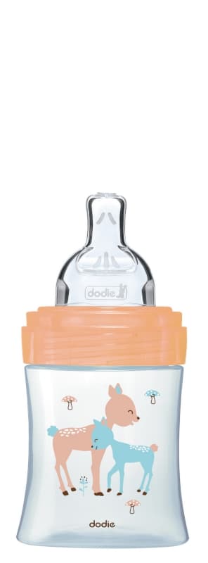 Biberon Sensation+ Anti-colique Verre 150ml Beige Biche 0-6 Mois Tetine Plate D — vue 3 sur 3