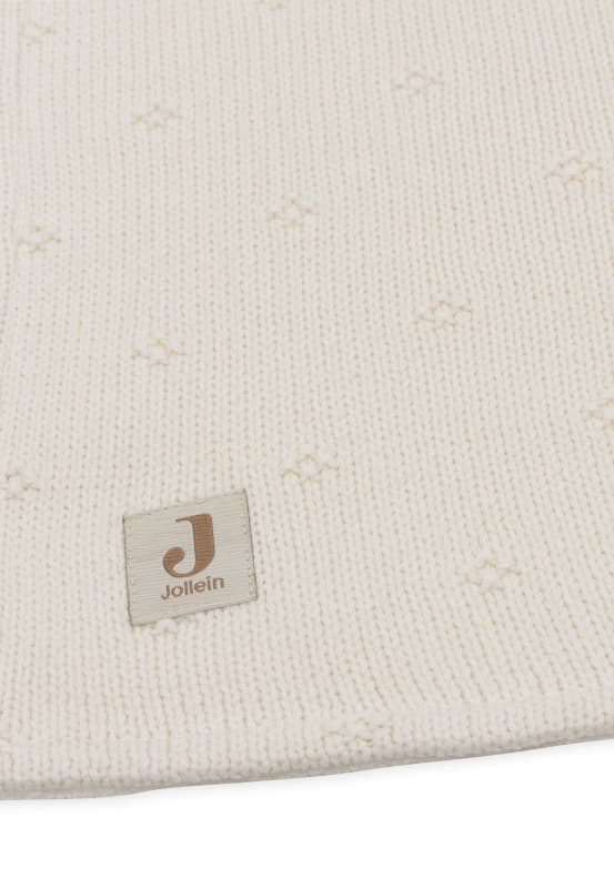 Couverture Velvet, ivory 100x150cm cosy knit jollein h-24 — vue 3 sur 5
