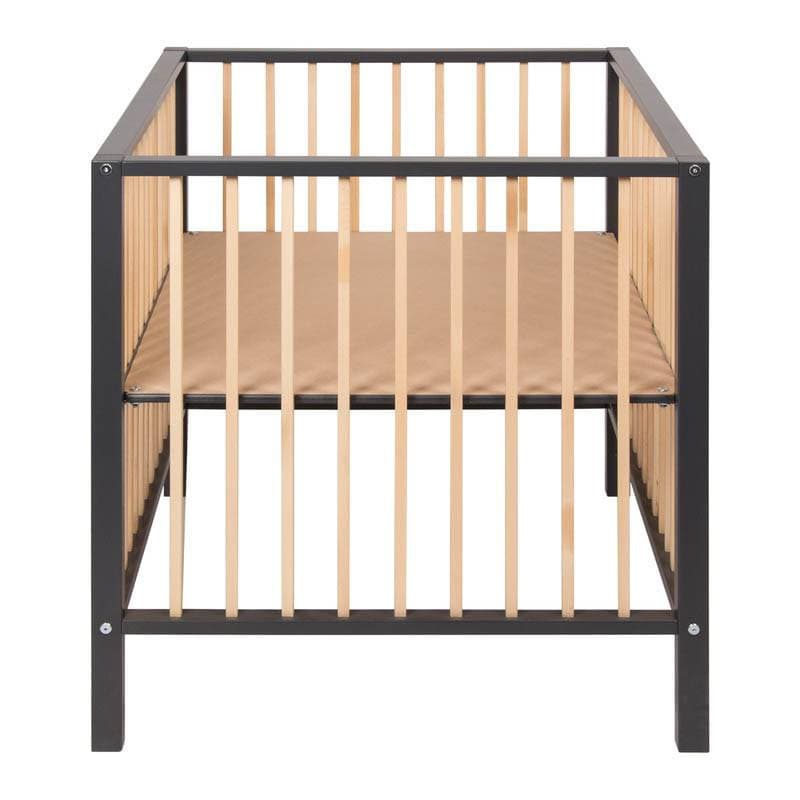 Parc Nordic Moon Shadow Naturel, nordic quax gris fonçé/bois 98x78x80h — vue 2 sur 4