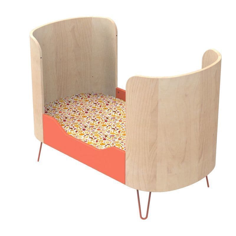 Little Big Bed Pied Fil Corail Galopin, galopin sauthon original 144 x 97 x 75