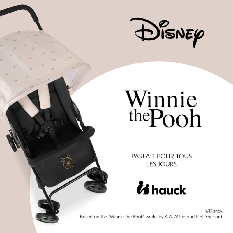 Pousette Sport Pooh Rainbow Beige — vue 2 sur 5