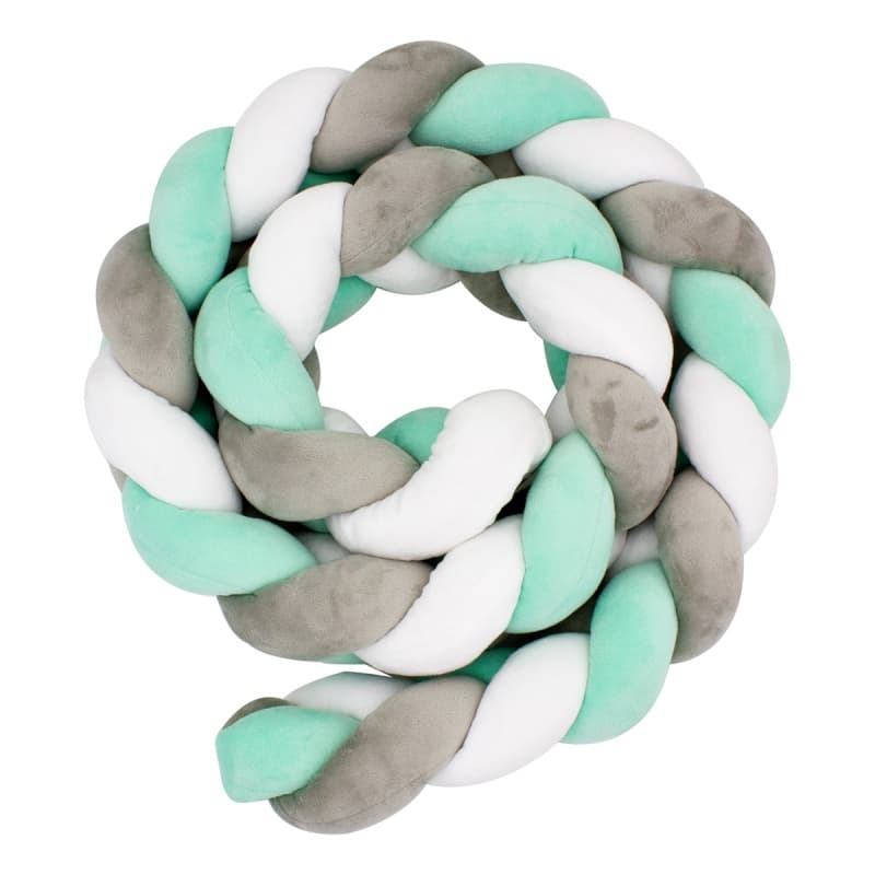 Coussin Tresse 200cm Menthe
