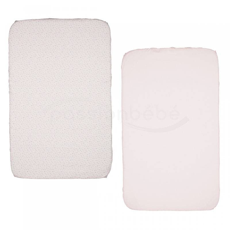Draps Housse Chicco Next 2 Me Lot de 2, 0 mois miss pink chicco applicable au 01 09 2018 s