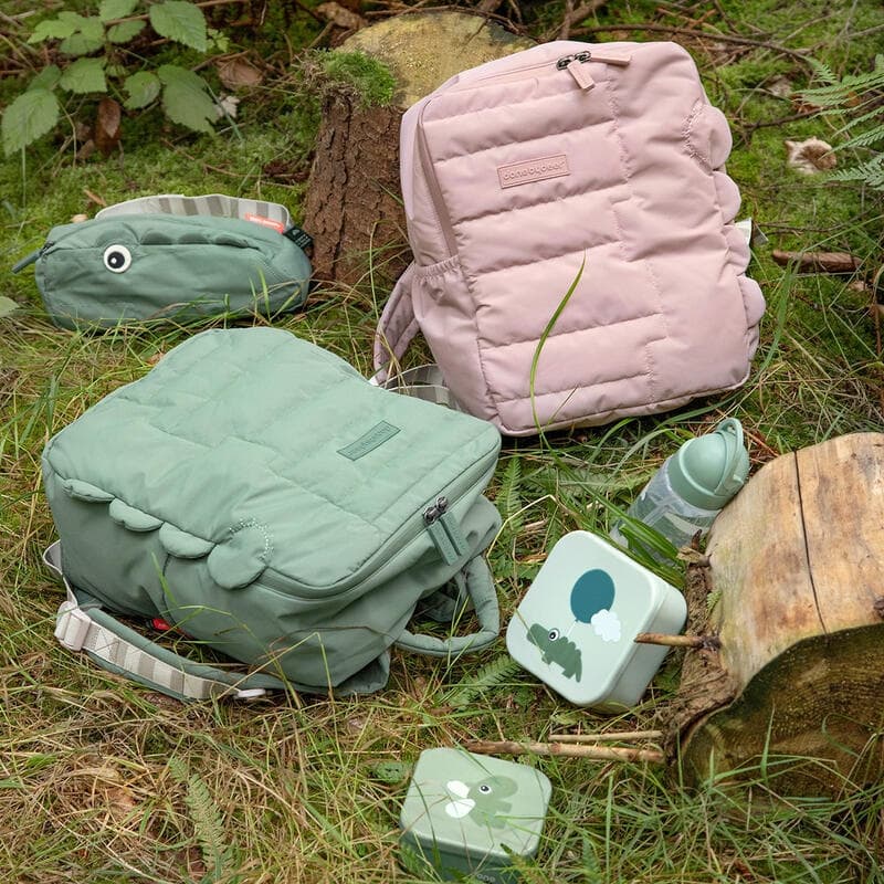 Sac a Dos Matelasse Enfant Croco, vert done by deer news feb 2023 — vue 5 sur 5