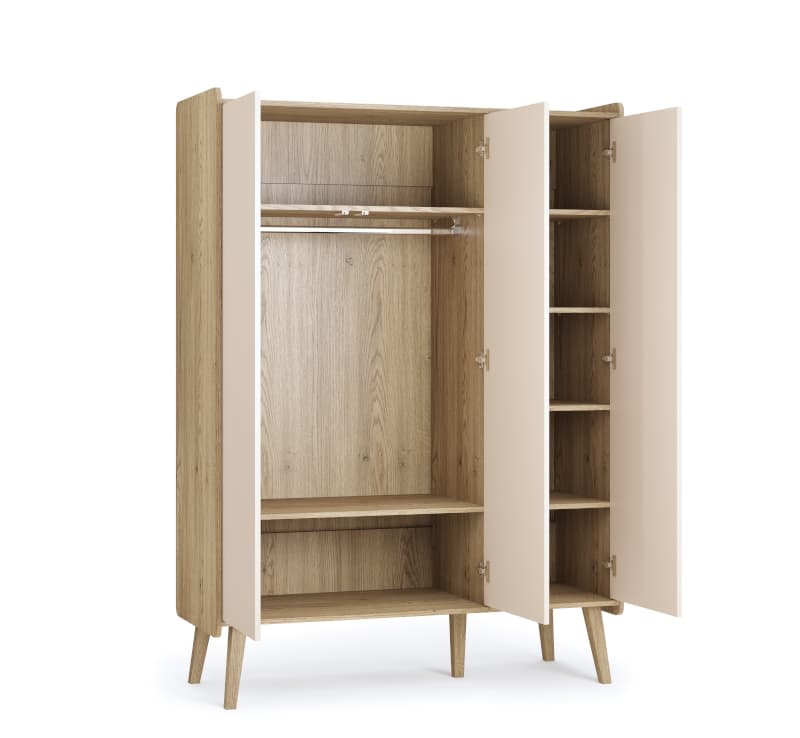 Armoire 3 Portes, beige vintage fresh vox 25/09 — vue 1 sur 2