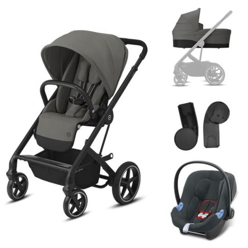 Balios S Lux 3-in-1 Travelsystem Soho Grey, cybex soho grey p-22 e-22 a-22 h-22