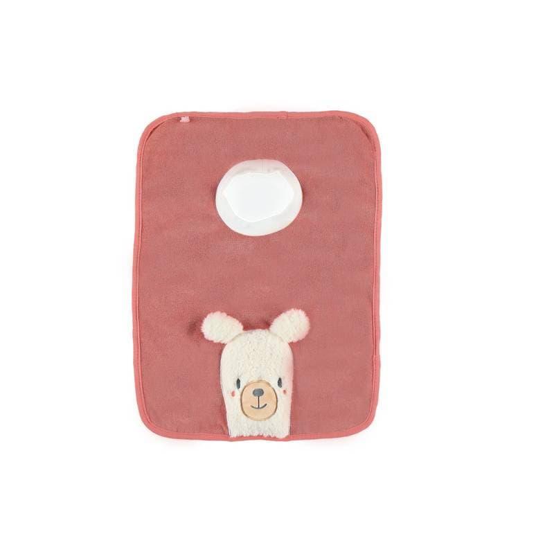Bavoir Funny Eponge Moris Sacha, inka terra terracotta per — vue 2 sur 4