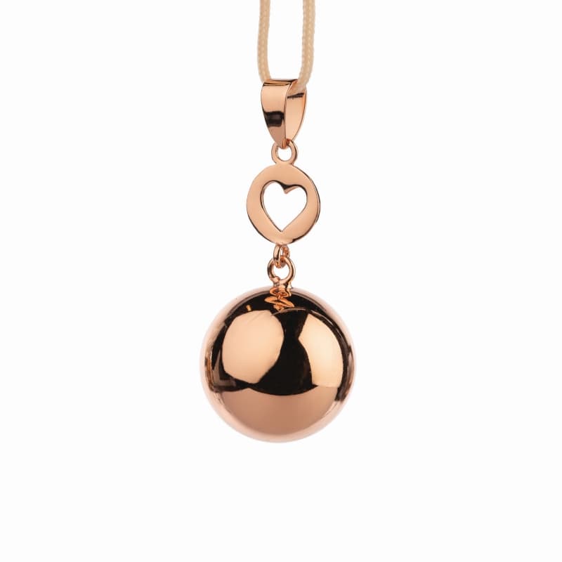 Bijou Grossesse Bola - Design Or Rose avec Pendant Coeur