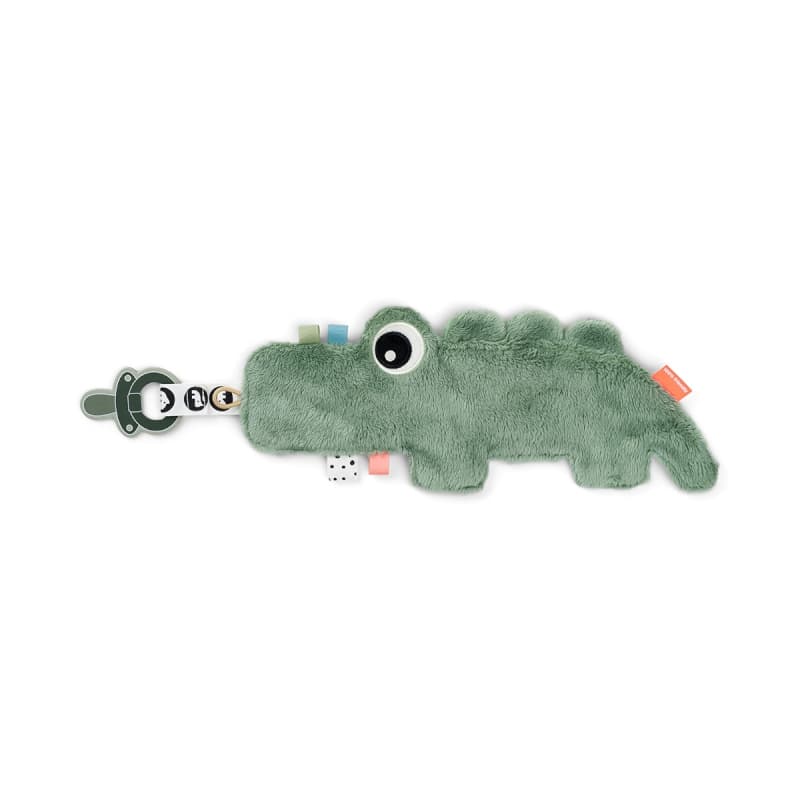 Doudou Attache Sucette Croco, vert done by deer p24 — vue 1 sur 5