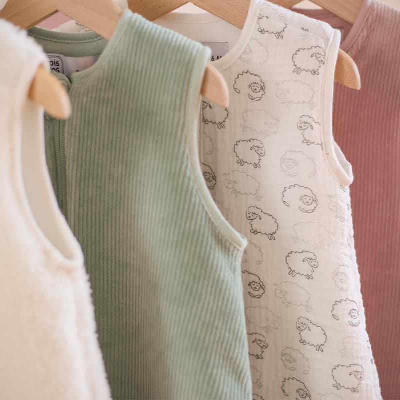 Gigoteuse 0-6m All Over, ecru wooly trois kilos sept h-24 — vue 2 sur 5