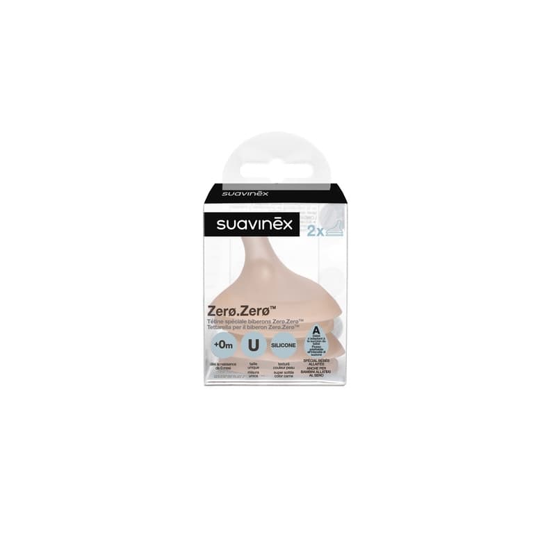 Tetines Bib Zero A-co Al/da X2, zero zero suavinex — vue 1 sur 5