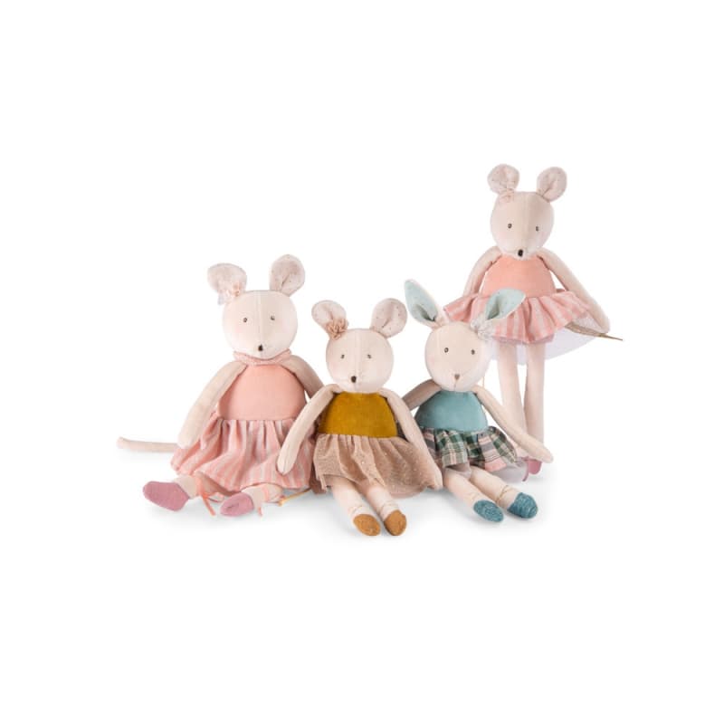 Petite Souris Rose la Petite Ecole de Danse, la petite école de danse moulin roty rose/crème 0x0x31 p-e-a-h 2024 — vue 3 sur 4