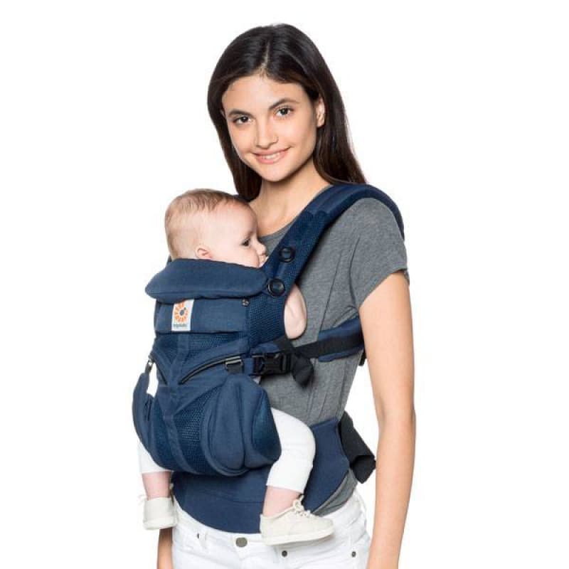 Porte Bebe Omni 360 Mesh - Bleu Nuit — vue 3 sur 3