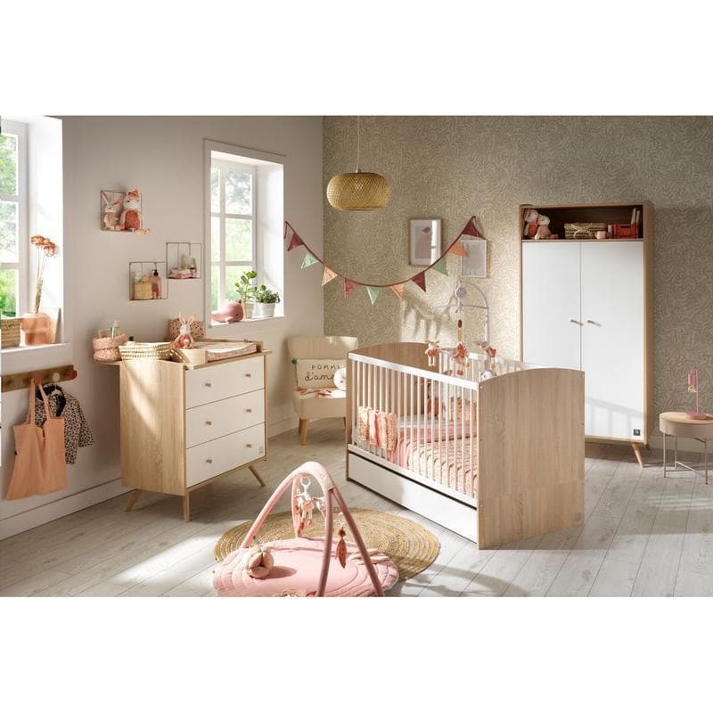 Little Big Bed 140x70 Access Bois Blanc, access blanc bois meuble — vue 4 sur 5