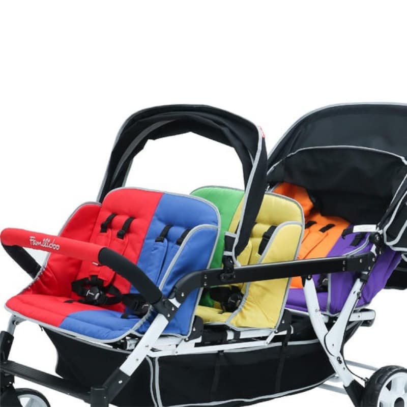 Poussette 6 Places H6e, multicolor familidoo — vue 9 sur 10