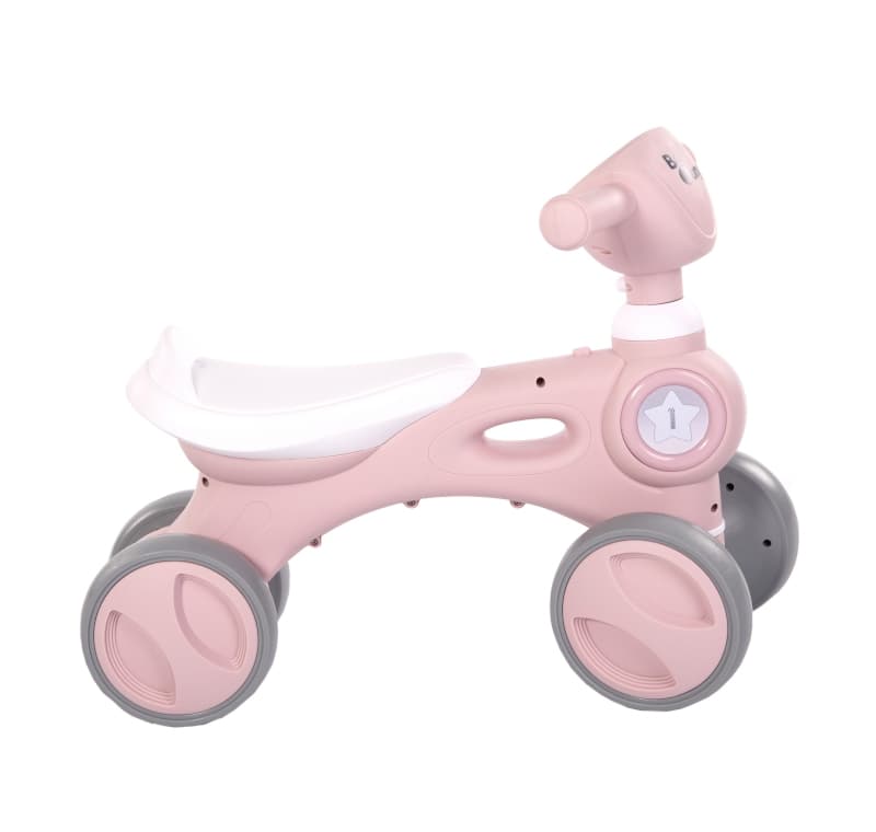 B-porteur Velo Bebe, bo jungle rose — vue 5 sur 5