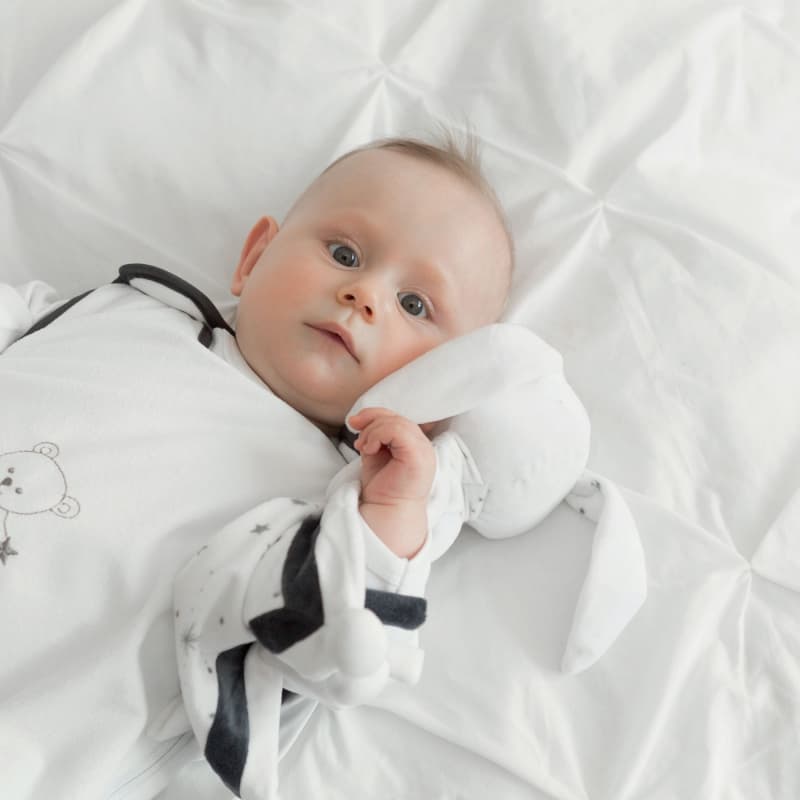 Doudou Martin, martin et ses copains blanc et gris dès la naissance
