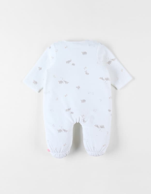 B&m Pyjama, Velours - Bali et Moka, ecru 6m bali, moka & snow noukies permanent — vue 2 sur 4