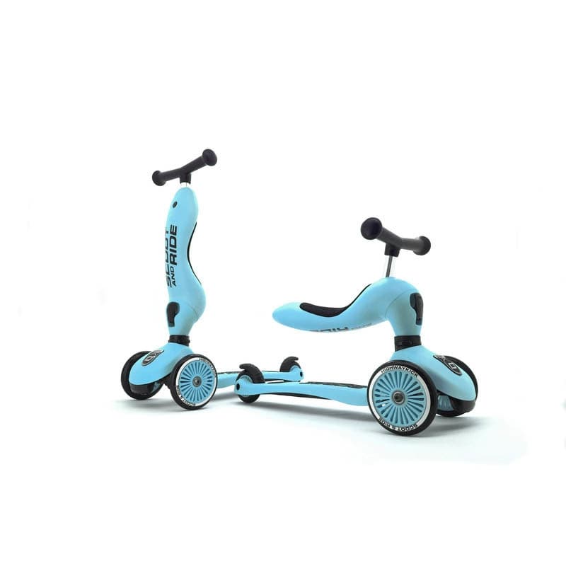Sr-trottinette 2-1 Highwaykick 1 - Bleu Myrtille, scoot & ride — vue 1 sur 2