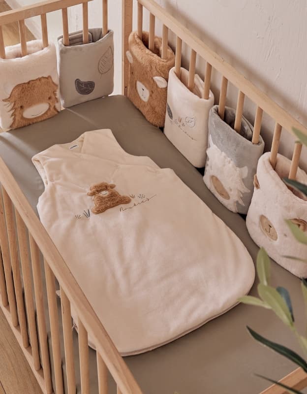Gigoteuse Bag Veloudoux, 70cm fluffy, orso & lily noukie's — vue 6 sur 6
