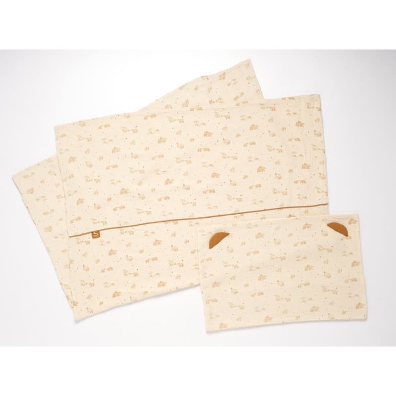 Housse de Couette Plus Taie, orsino deco beige — vue 1 sur 2