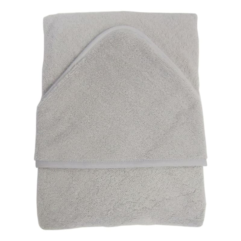 Carre Capuche 400gm² 75x75 Gris, sortie de bain domiva gris 75x75