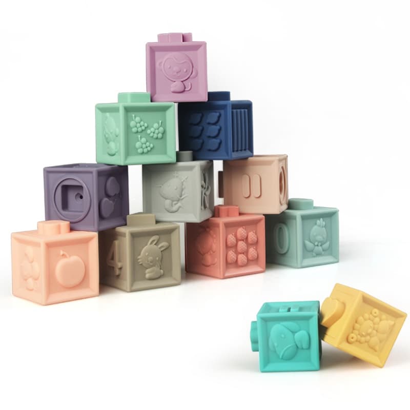 Mes Premiers Cubes Educatifs, baby to love multicolore 21,5 baby to love multicolore 21,5 x 6 x 20 cm — vue 2 sur 4