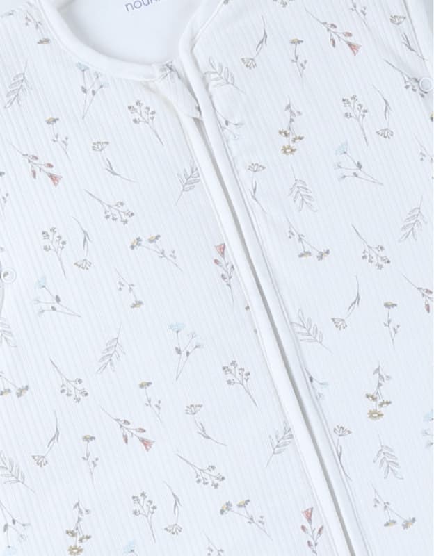 Gigoteuse Jersey Pointelle Pretty Flowers, 100cm mix match noukie 's permanent — vue 4 sur 5