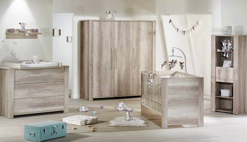 Little Big Bed Emmy, emmy sauthon signature beige cendre/decor chene co — vue 4 sur 5