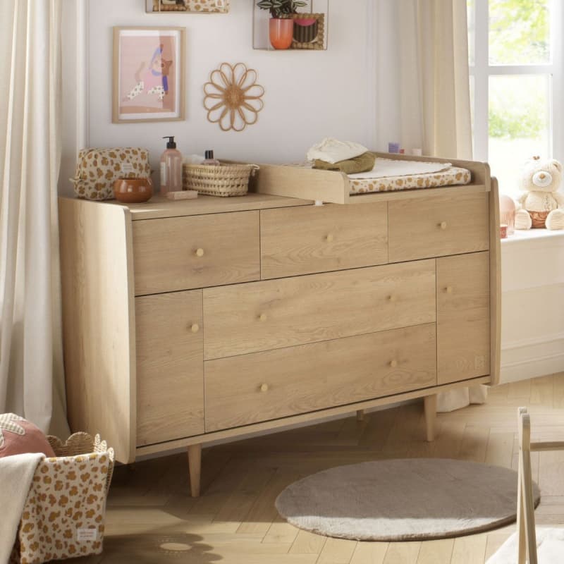 Commode Buffet, chene vintage my love sauthon — vue 3 sur 5