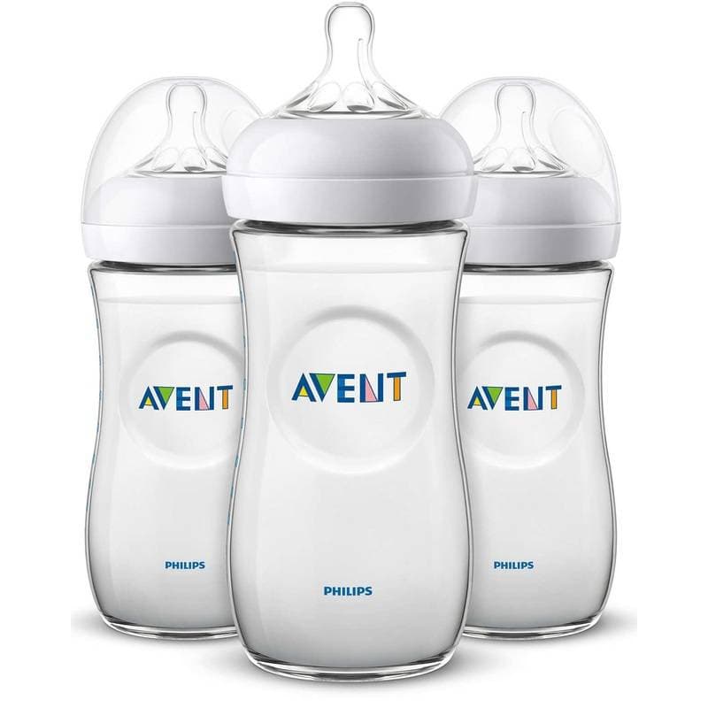 Scf036/37 Lot 3 Bib Natural 2.0 - 330ml, philips avent 7,2 x 19,1 x 21,3