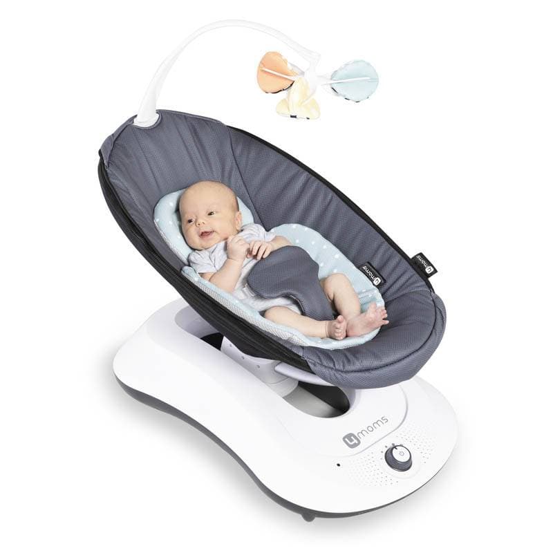 Balancelle Rockaroo Cool Mesh, balancelles 4moms gris — vue 2 sur 2