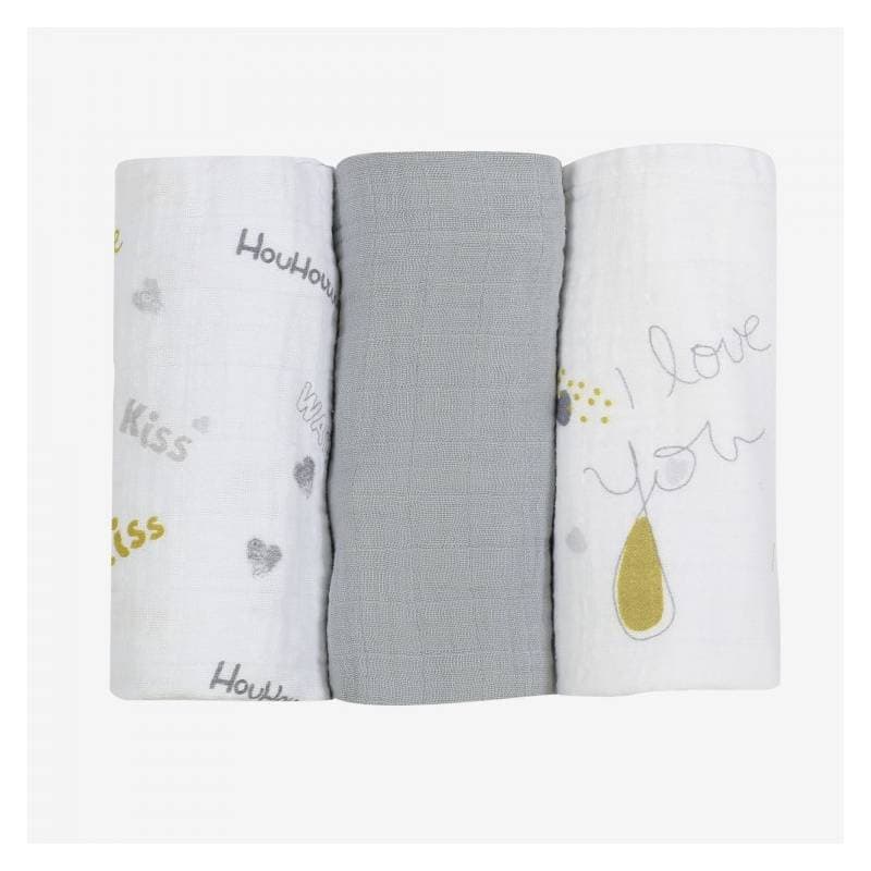 3langes 70x70 - I Love You, trois kilos sept trois kilos sept multicolore 70x70cm a-h-2021