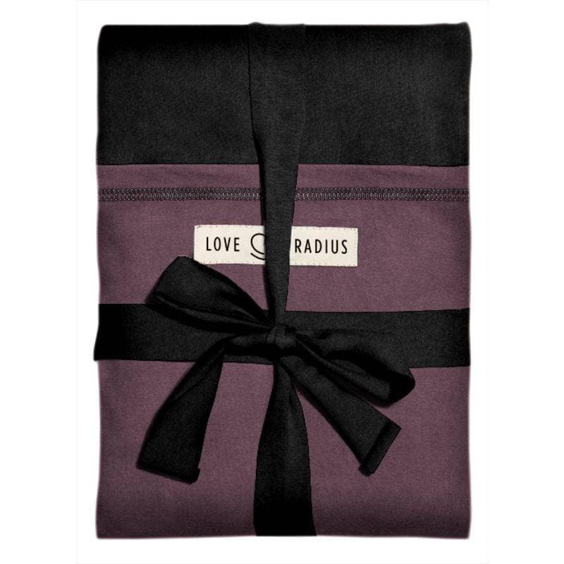 Echarpe l'Originale, portage love radius par jpmbb noire poche prune pe — vue 2 sur 5