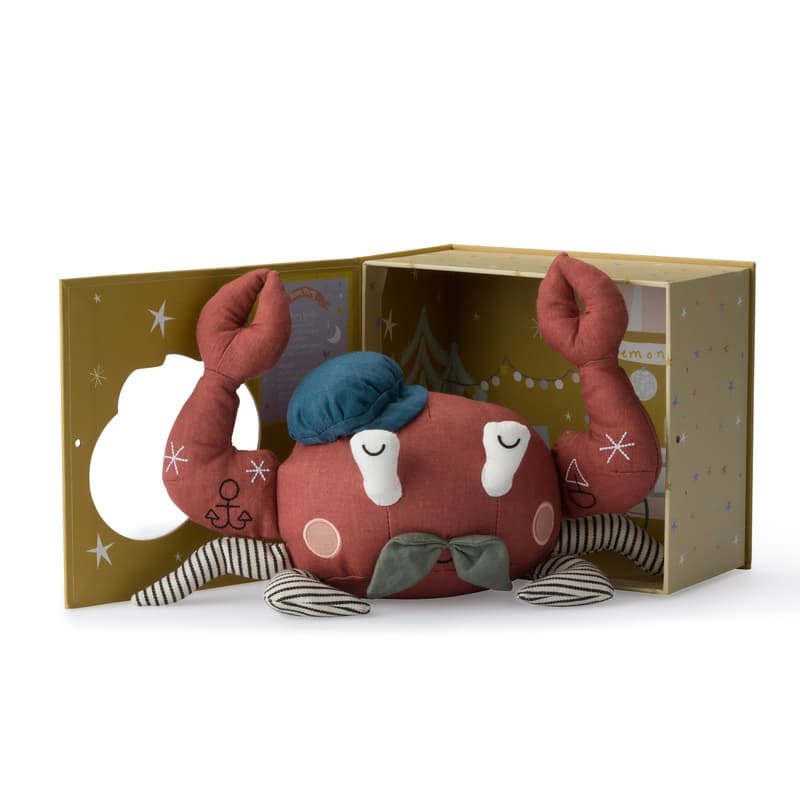 Crabe 30 Cm Dans Boite Cadeau, multicolore per — vue 1 sur 3