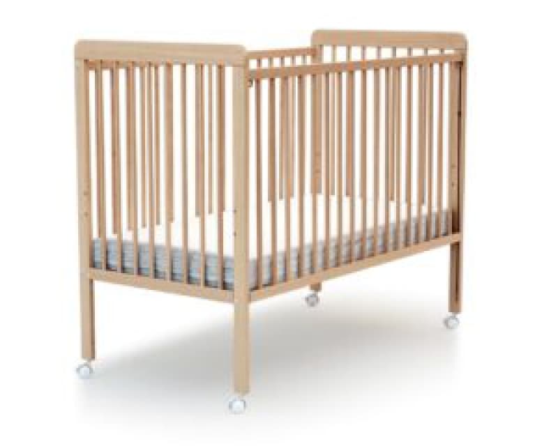 Lit Bebe Coulissant, hetre verni 60x120 cm essentiel taille unique at4 — vue 4 sur 4